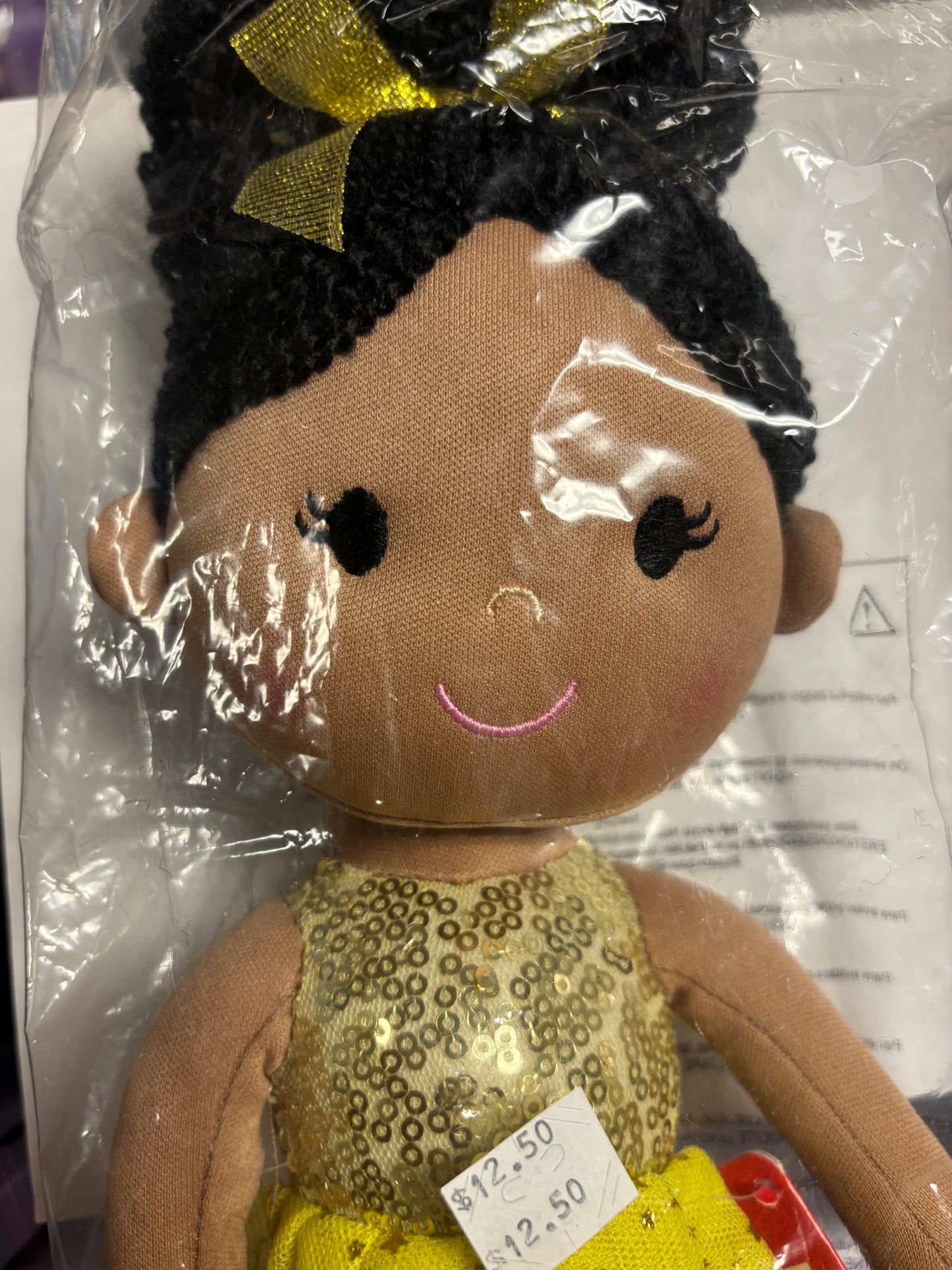 Ballerina Yellow Girl Plush
