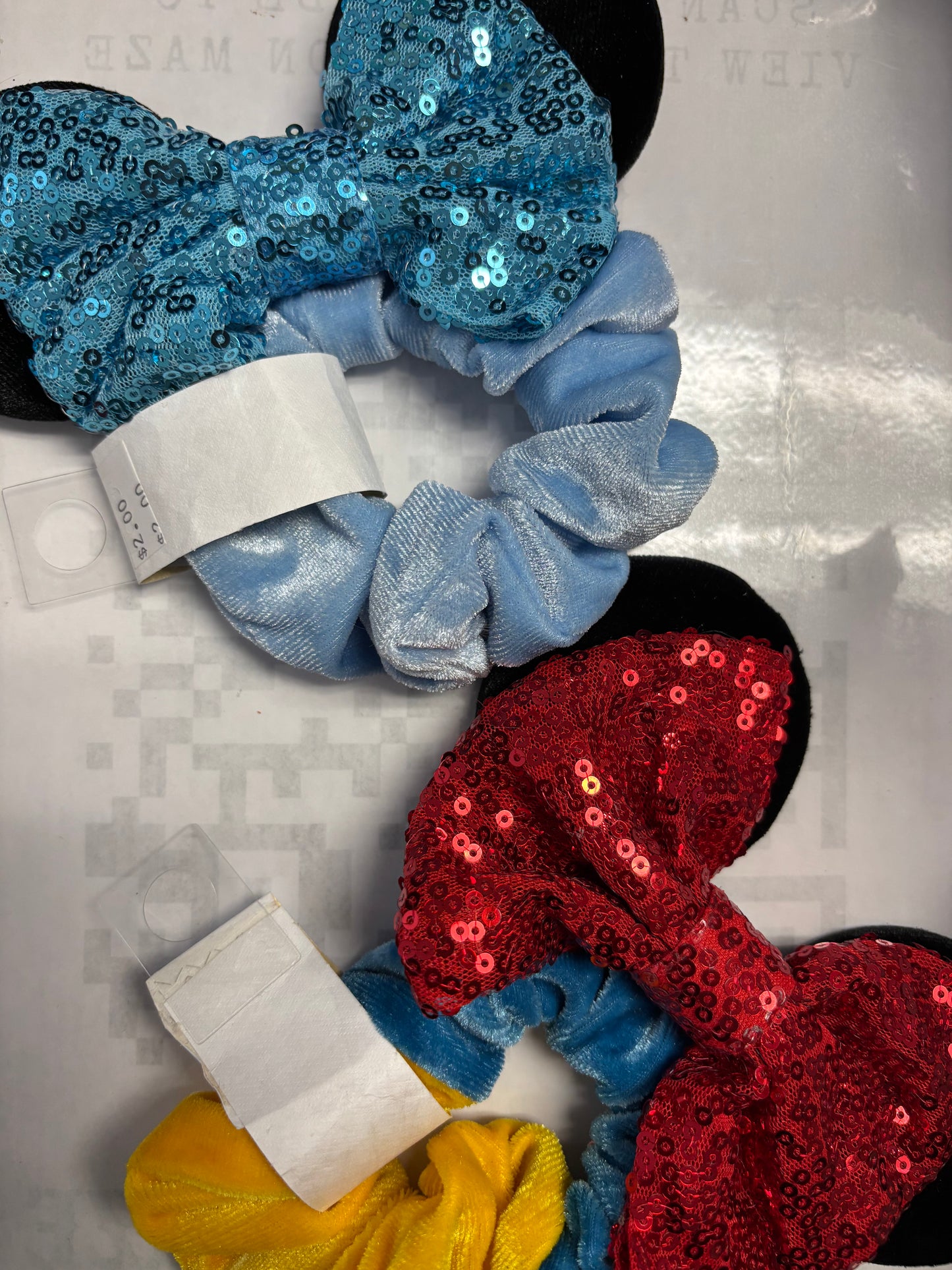 Mouse Sequin Scrunchie