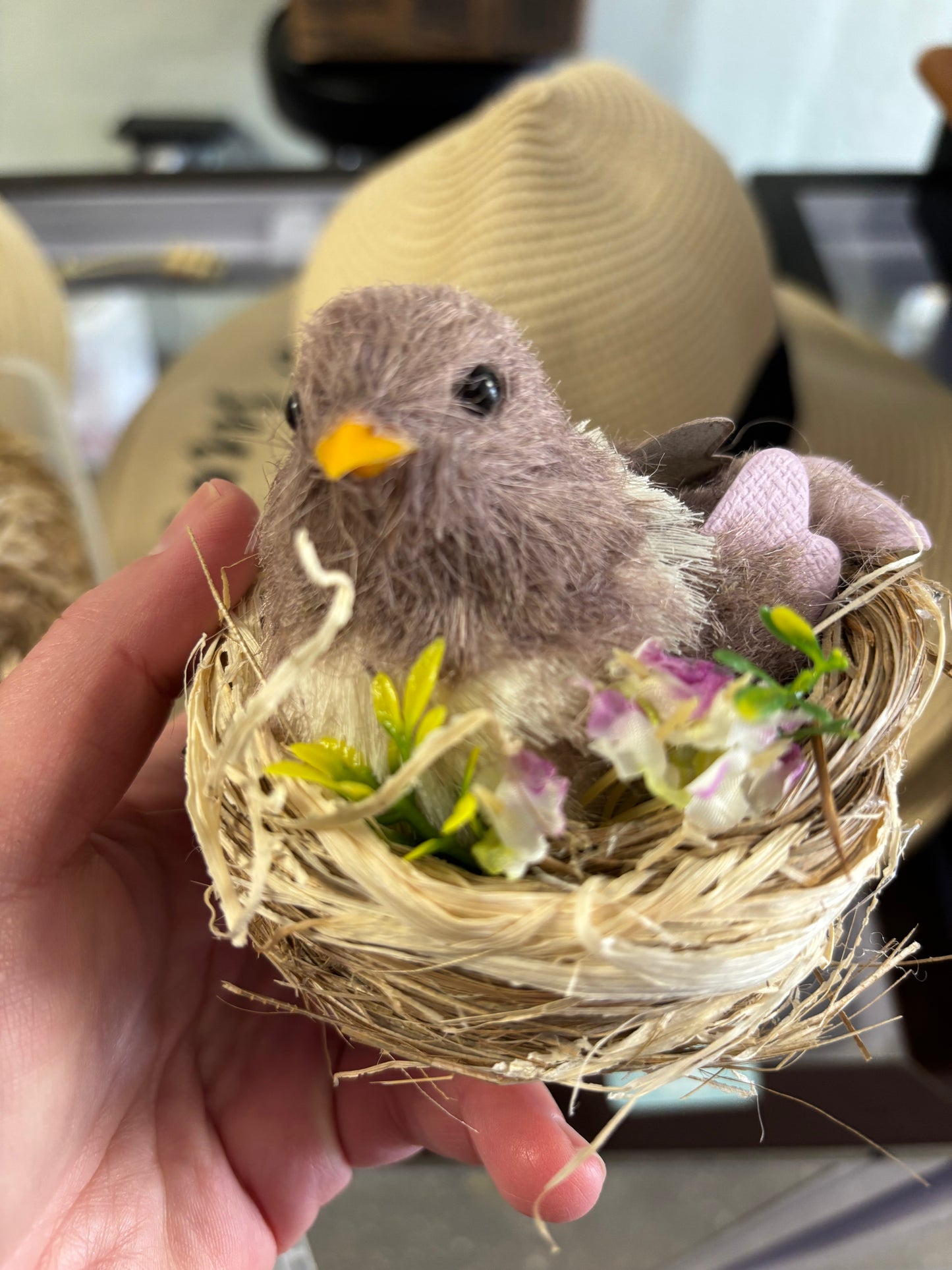 Bird in Nest Decor