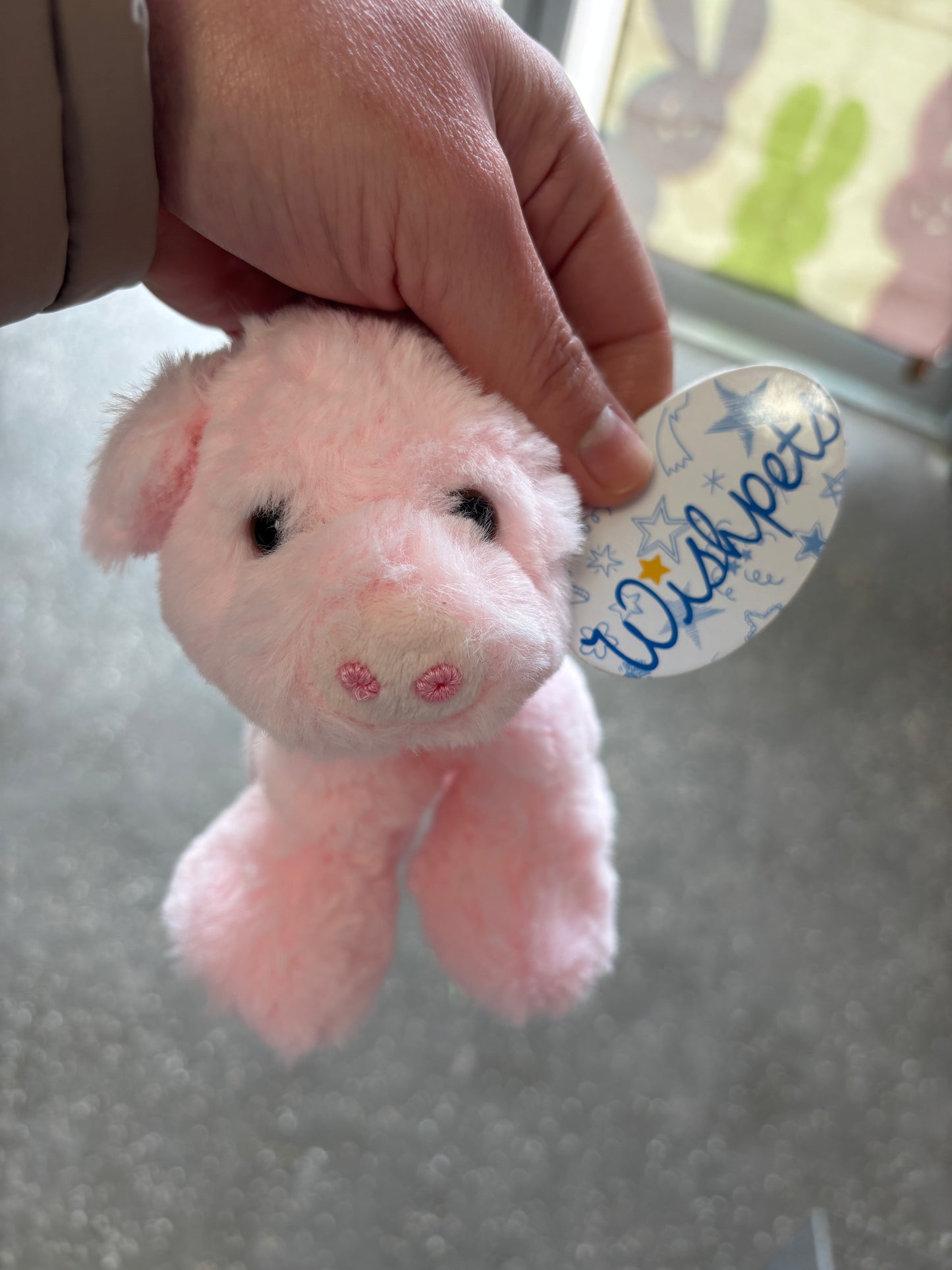 small pink pig plush