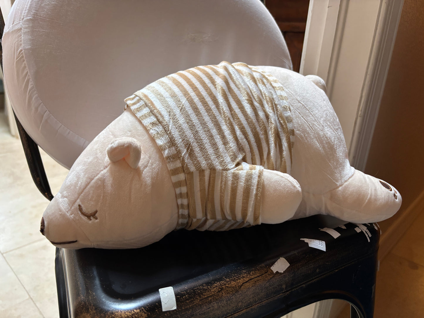 Polar Bear Plushie Baby