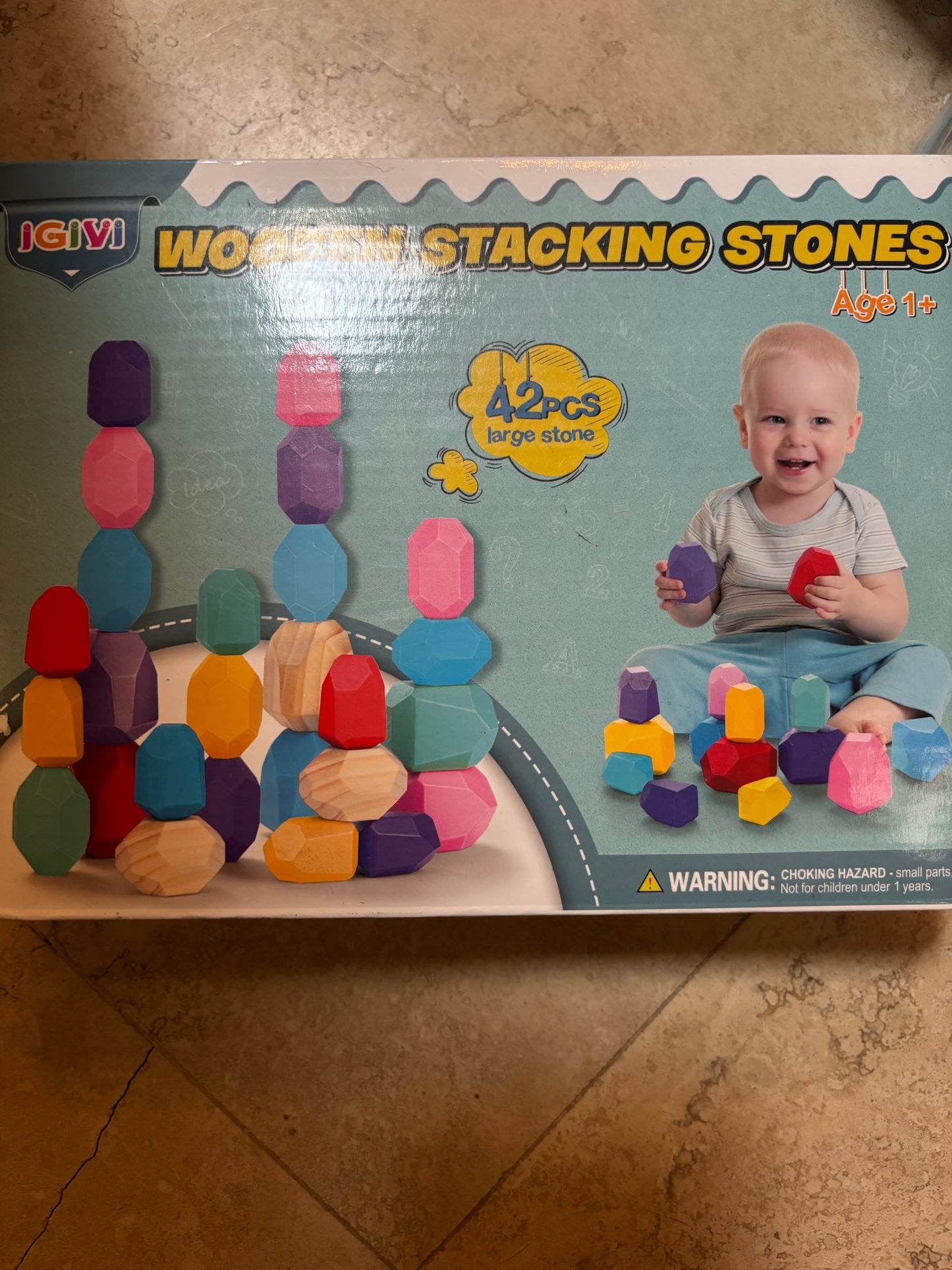 Wooden Stacking Stones