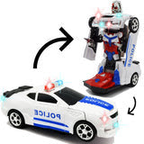 Police Transforming Car