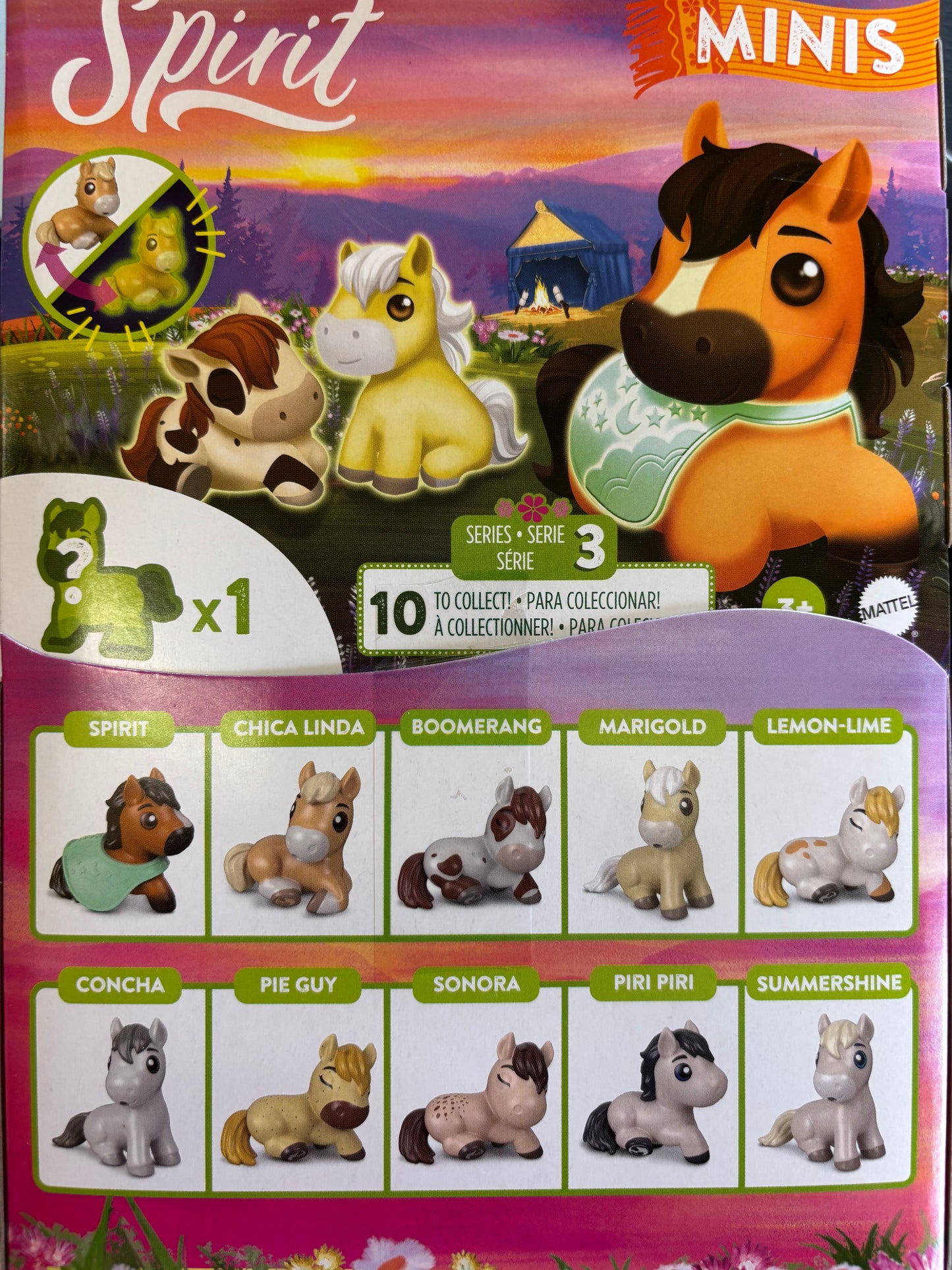 HORSE,1"SPIRIT MINIS AST